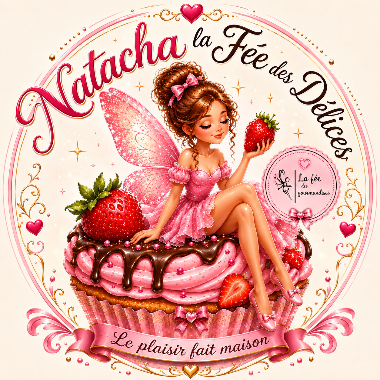 Logo Natacha la Fée des Délices, Le plaisir fait maison