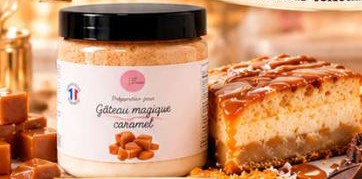 Préparation à gâteau magique · Caramel