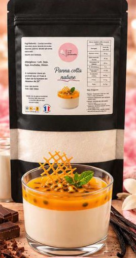 Panna cotta nature