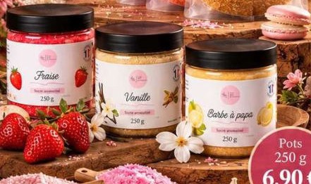 Sucres aromatisés · pot